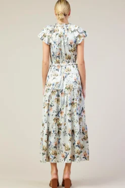 SKIES ARE BLUE Amani Floral Print Sleeveless Maxi Dress* Maxi Dresses