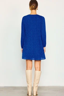 SKIES ARE BLUE Babydoll Mini Floral Dress* Mini Dresses