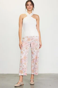 SKIES ARE BLUE Barbara Crossed Neck Knit Top* Sleeveless Tops|Sweaters