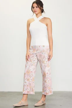 SKIES ARE BLUE Barbara Crossed Neck Knit Top* Sleeveless Tops|Sweaters