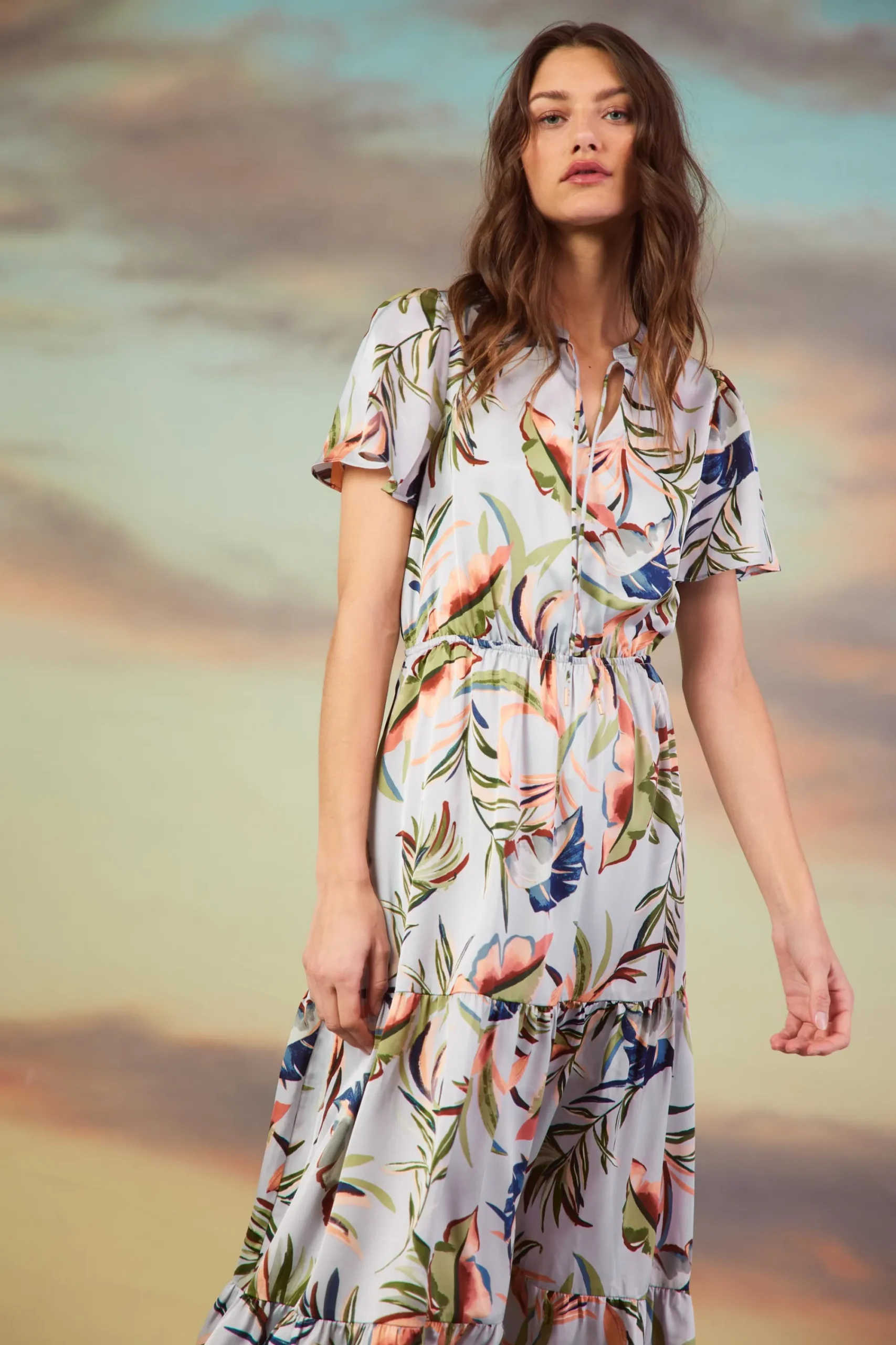 SKIES ARE BLUE Bianca Floral Spring Maxi Dress* Maxi Dresses