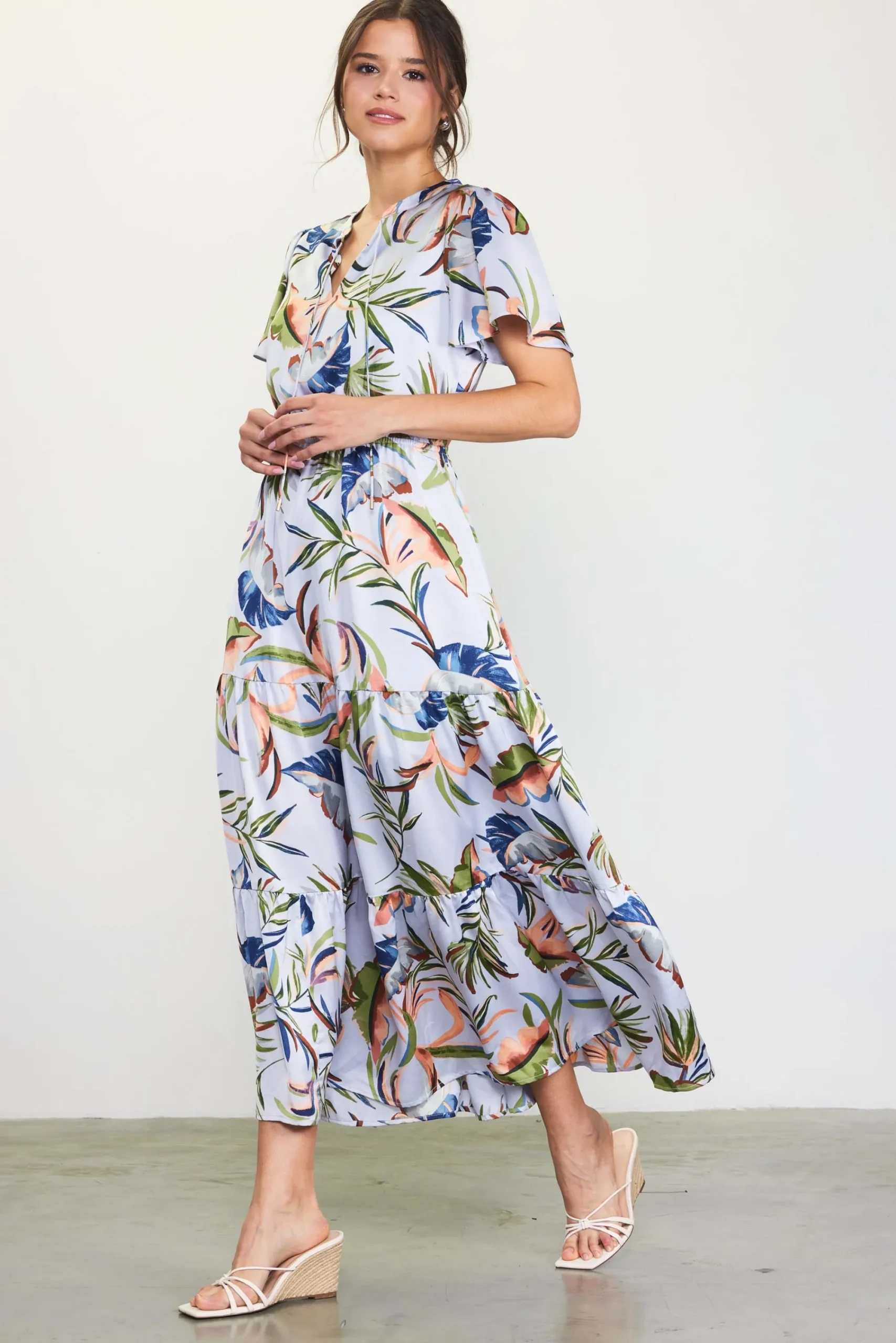 SKIES ARE BLUE Bianca Floral Spring Maxi Dress* Maxi Dresses