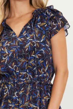 SKIES ARE BLUE Blake Print Tiered Maxi Dress* Maxi Dresses