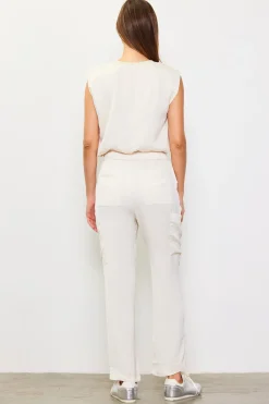 SKIES ARE BLUE Bubble Hem Muscle Tank* Sleeveless Tops