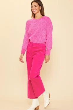 SKIES ARE BLUE Chenille Knit Sweater* Sweaters