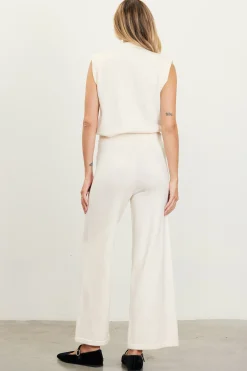 SKIES ARE BLUE Cropped Knit Pants* Pants