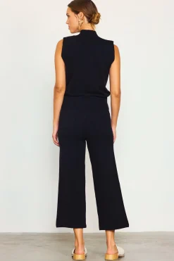 SKIES ARE BLUE Cropped Knit Pants* Pants