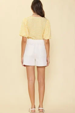 SKIES ARE BLUE Denim Wrap Skort* Skirts