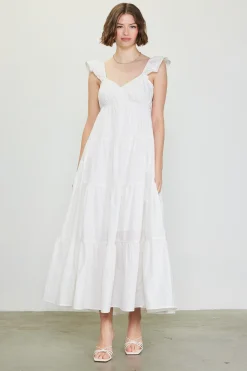 SKIES ARE BLUE Diana Poplin Maxi Dress* Maxi Dresses