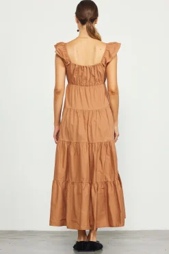 SKIES ARE BLUE Diana Poplin Maxi Dress* Maxi Dresses