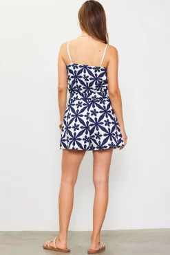 SKIES ARE BLUE Embroidered Shorts With Zipper* Shorts