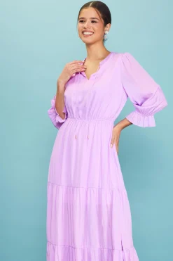 SKIES ARE BLUE Emery Ruffle Tiered Maxi Dress* Maxi Dresses