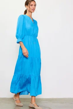 SKIES ARE BLUE Emery Ruffle Tiered Maxi Dress* Maxi Dresses