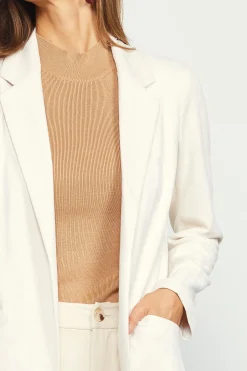 SKIES ARE BLUE Faux Suede Duster Coat* Outerwear