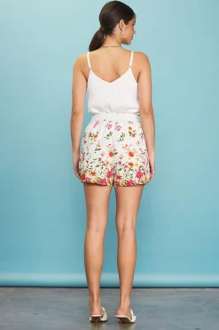 SKIES ARE BLUE Floral Motif Print Shorts* Shorts