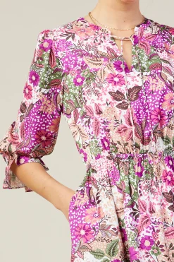 SKIES ARE BLUE Floral Print Ruffle Maxi Dress* Maxi Dresses