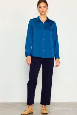 SKIES ARE BLUE High Waisted Corduroy Pants* Pants