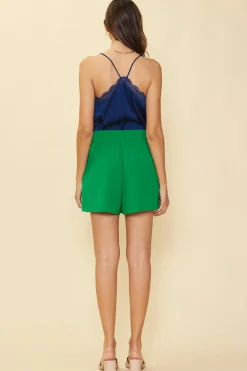 SKIES ARE BLUE High Waisted Front Slit Skort* Skirts