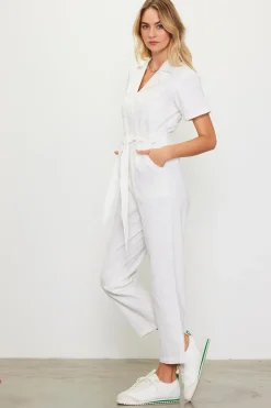 SKIES ARE BLUE Kendall Washed Utility Jumpsuit* Jumpsuits