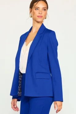 SKIES ARE BLUE Knit Tailored Blazer* Blazers