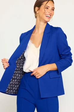 SKIES ARE BLUE Knit Tailored Blazer* Blazers
