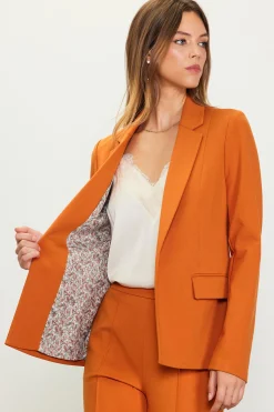 SKIES ARE BLUE Knit Tailored Blazer* Blazers