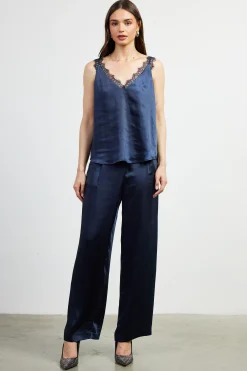 SKIES ARE BLUE Lace Trim Cami Top* Sleeveless Tops