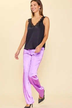 SKIES ARE BLUE Lace Trim Cami Top* Sleeveless Tops