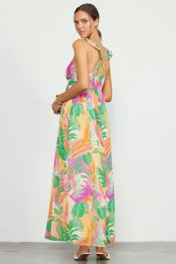 SKIES ARE BLUE Leilani Floral Print Maxi Dress* Maxi Dresses