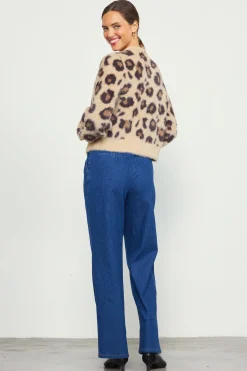 SKIES ARE BLUE Fuzzy Cardigan* Outerwear