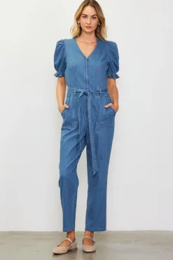 SKIES ARE BLUE Light Washed Jumpsuit* Jumpsuits
