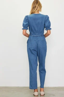 SKIES ARE BLUE Light Washed Jumpsuit* Jumpsuits