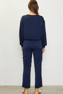 SKIES ARE BLUE Longsleeve Bubble Top* Long Sleeve Tops