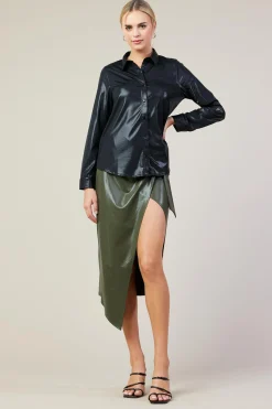 SKIES ARE BLUE Longsleeve Button Down Shirt* Blouses|Long Sleeve Tops