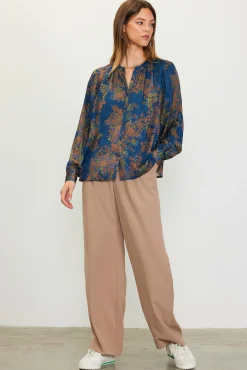 SKIES ARE BLUE Longsleeve Buttondown Blouse* Blouses|Long Sleeve Tops