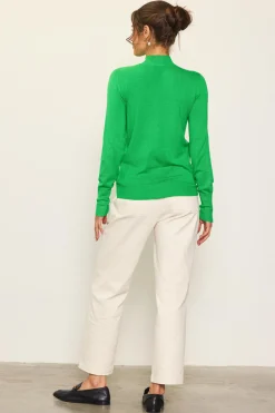 SKIES ARE BLUE Longsleeve Mock Neck Sweater* Long Sleeve Tops|Sweaters