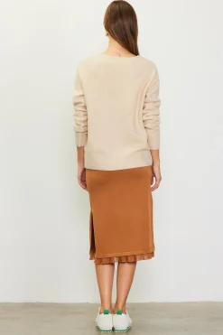 SKIES ARE BLUE Longsleeve V Neck Sweater* Long Sleeve Tops|Sweaters