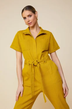 SKIES ARE BLUE Millie Utility Zip Jumpsuit* Jumpsuits