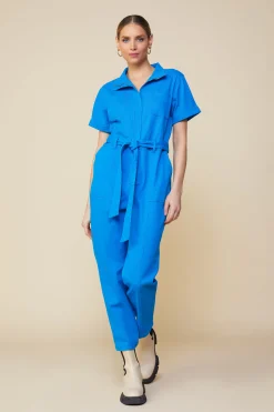 SKIES ARE BLUE Millie Utility Zip Jumpsuit* Jumpsuits
