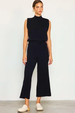 SKIES ARE BLUE Mock Neck Sleeveless Knit Top* Short Sleeve Tops