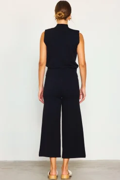 SKIES ARE BLUE Mock Neck Sleeveless Knit Top* Short Sleeve Tops