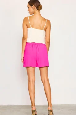 SKIES ARE BLUE Neon Structured Shorts* Shorts