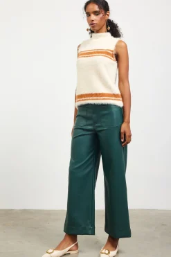 SKIES ARE BLUE Nora Mock Neck Sweater Vest* Sleeveless Tops|Sweaters