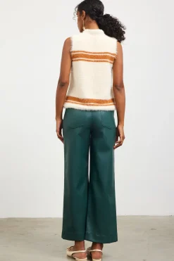 SKIES ARE BLUE Nora Mock Neck Sweater Vest* Sleeveless Tops|Sweaters