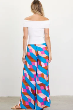 SKIES ARE BLUE Off Shoulder Ribbed Knit Top* Short Sleeve Tops