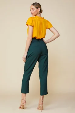 SKIES ARE BLUE Paper Bag Belted Pants* Pants