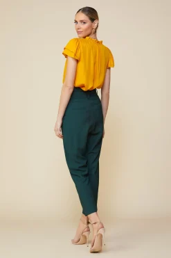 SKIES ARE BLUE Paper Bag Belted Pants* Pants