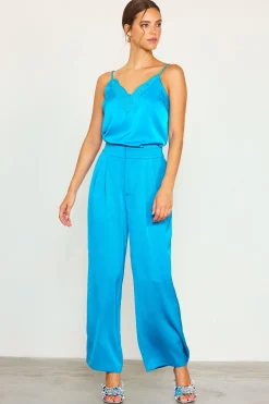 SKIES ARE BLUE Pleat Wide Leg Trousers* Pants