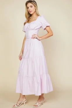 SKIES ARE BLUE Poplin Bubble Sleeve Crop Top* Short Sleeve Tops