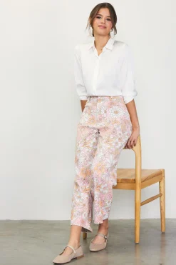 SKIES ARE BLUE Recycled Classic Button Down Top* Blouses|Long Sleeve Tops